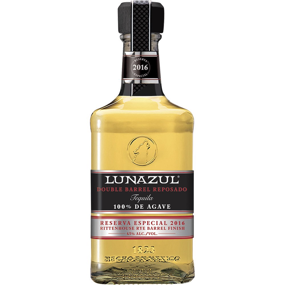 slide 1 of 1, Lunazul Dbl Brrl Reposado Tequila, 750 ml