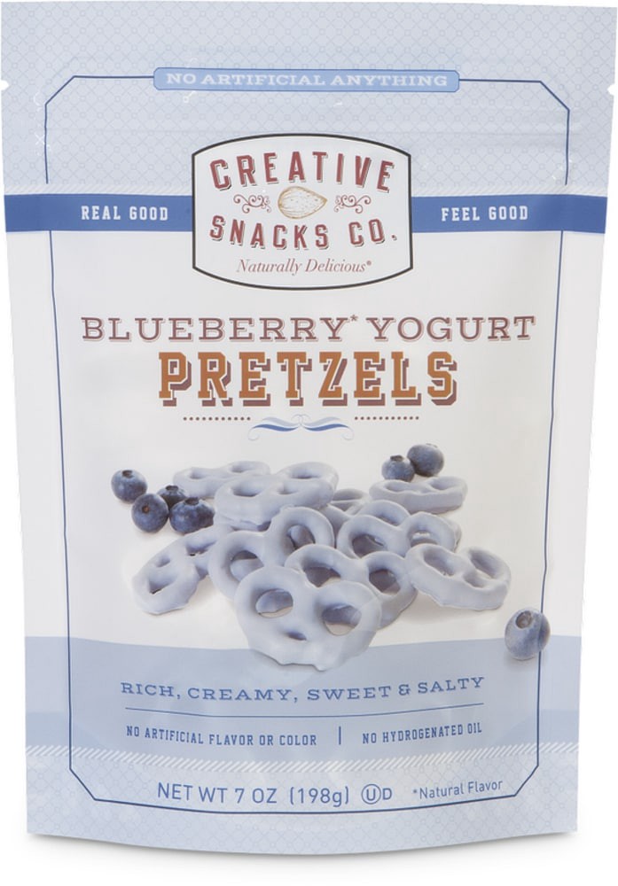 slide 1 of 2, Creative Snacks Blueberry Yogurt Pre, 7 oz