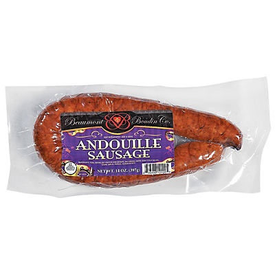 slide 1 of 1, Beaumont Boudin Co. Andouille Sausage, 14 oz