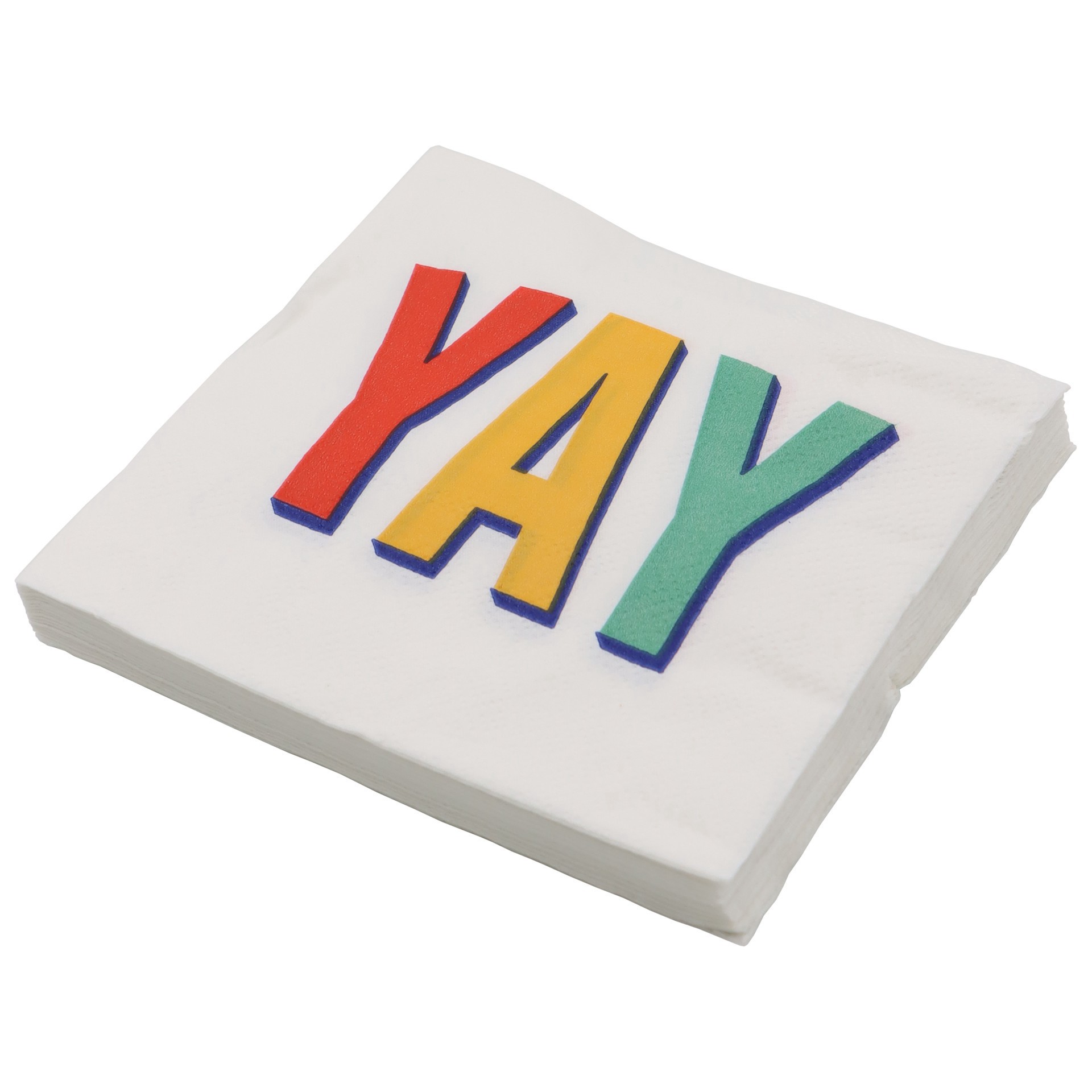 slide 3 of 3, Yay Beverage Napkins, 20ct. By Celebrate It, 20 ct