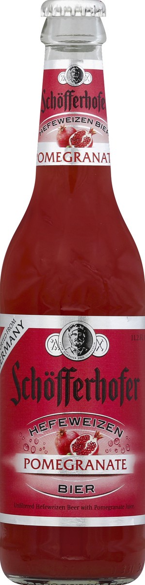 slide 4 of 4, Schöfferhofer Schofferhofer Pomegranate Bier bottle, 11.2 oz