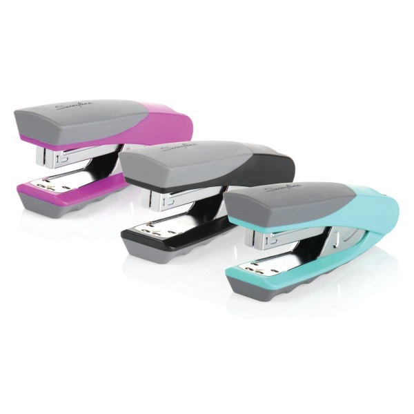 slide 1 of 4, Swingline Compact Stand-Up Stapler, Assorted Colors, 1 ct