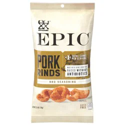 EPIC BBQ Pork Rinds Gluten Free, 2.5oz