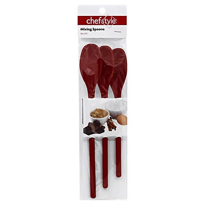 slide 1 of 1, chefstyle Mixing Spoons set, 3 ct