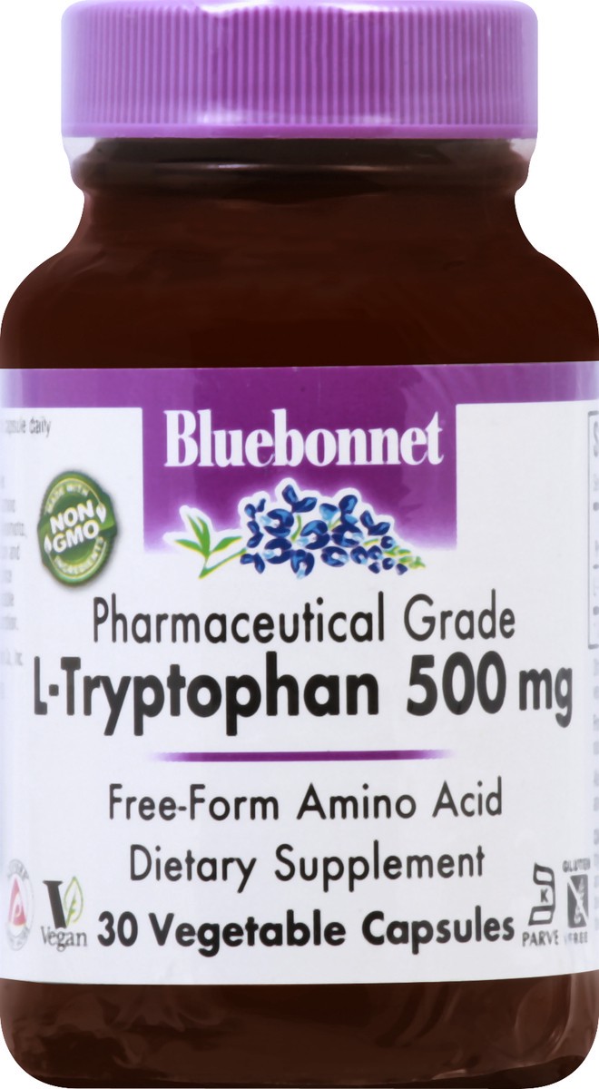 slide 4 of 10, Bluebonnet Nutrition L-Tryptophan 30 ea, 1 ct