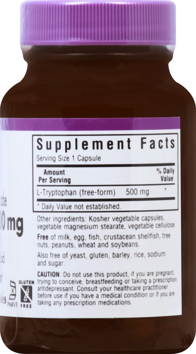 slide 5 of 10, Bluebonnet Nutrition L-Tryptophan 30 ea, 1 ct