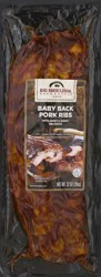 Big Shoulders Smokehouse Baby Back Pork Ribs with Sweet & Smoky BBQ Sauce 32 oz