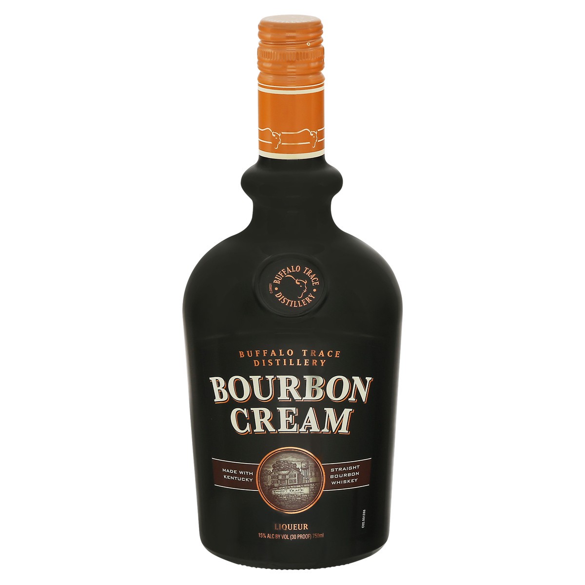 slide 1 of 2, BTD Bourbon Cream Buffalo Trace Bourbon Cream Made with Kentucky Straight Bourbon Whiskey, 750ml, 30 Proof, 750 ml