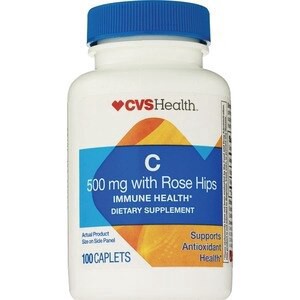 slide 1 of 1, Cvs Health Vitamin C With Rose Hips Tablets, 100 Ct, 1 ct