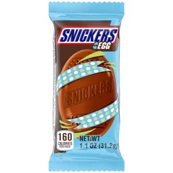 Snickers Original Milk Chocolate Easter Egg, 1.1 oz