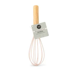 Core Home Silicone and Wood Whisk - Pink, 1 ct