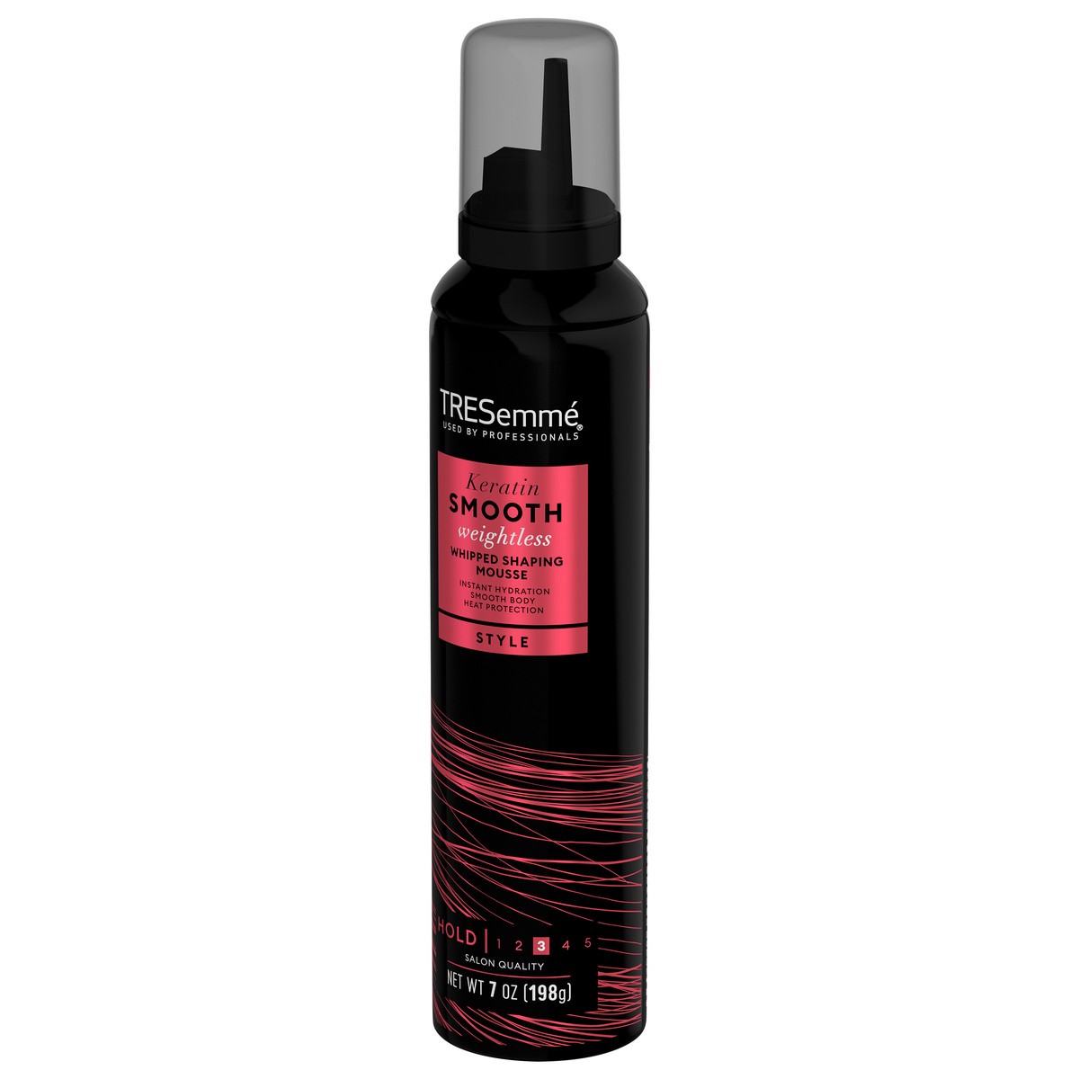 slide 7 of 12, TRESemmé Whipped Shaping Mousse Keratin Smooth 7 fl oz, 7 oz