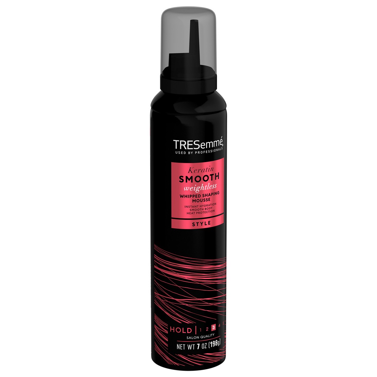 slide 10 of 12, TRESemmé Whipped Shaping Mousse Keratin Smooth 7 fl oz, 7 oz