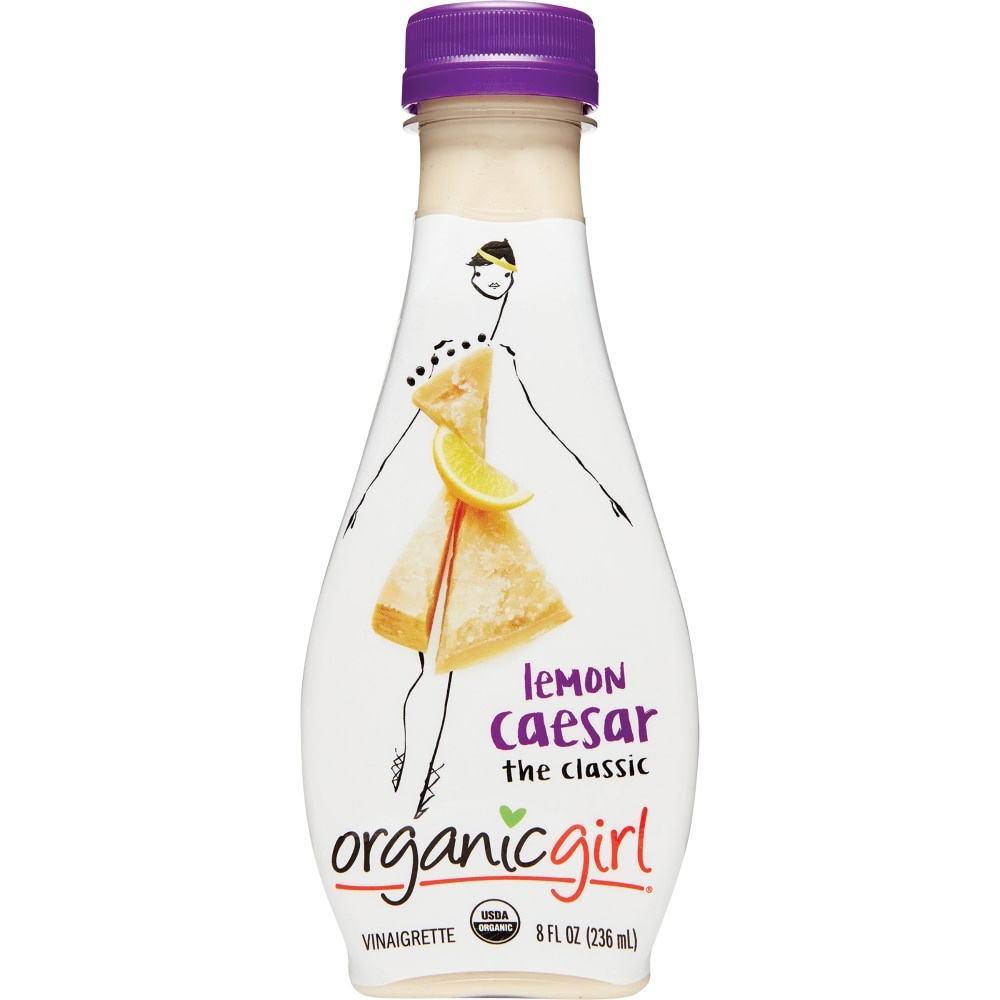 slide 1 of 1, Organic Girl Salad Love Caesar Rules Fresh Lemon Parmesan Vinaigrette, 8 fl oz