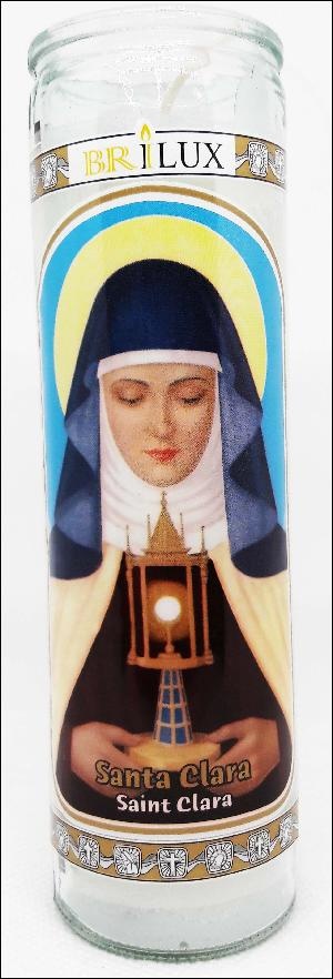 slide 1 of 1, Candle 8In Lbl Cndl Clara, 1 ct