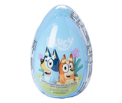 slide 1 of 1, Galerie Bluey Jumbo Candy & Stickers Egg, 2.71 Oz., 2.71 oz