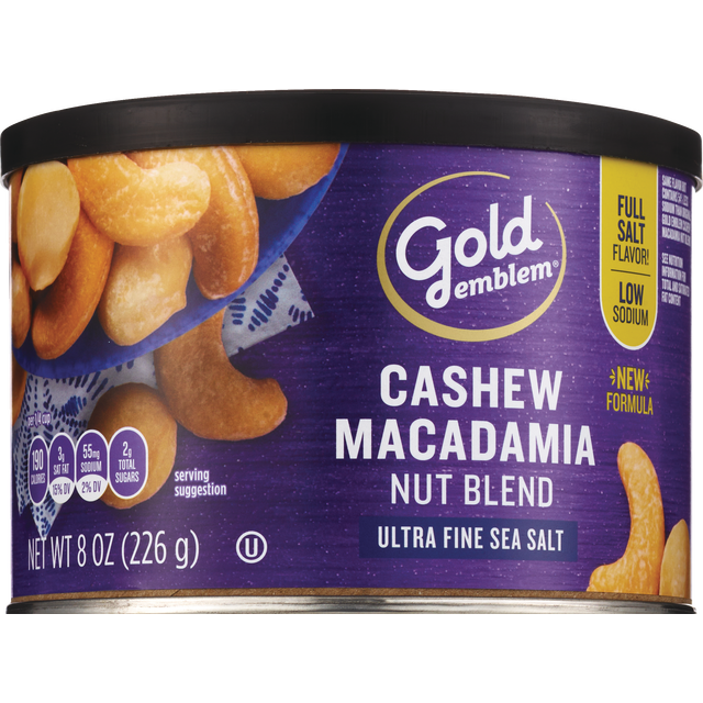 slide 1 of 1, GOLD EMBLEM Ge Microsalt Cashew & Macadamia Bld, 1 ct