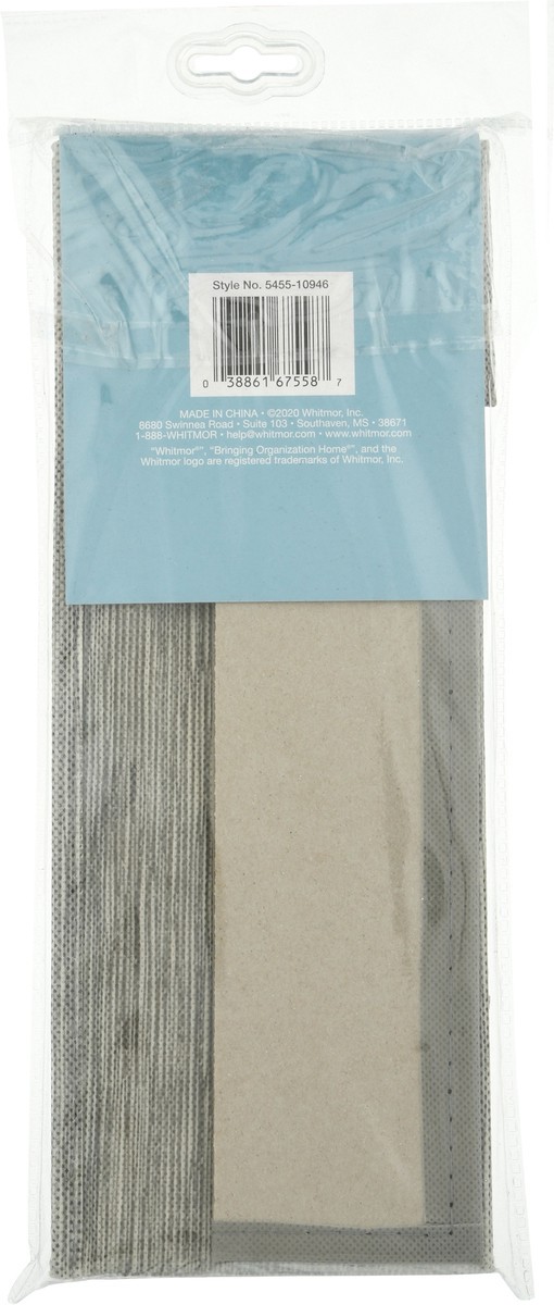 slide 3 of 10, Whitmor 6-Section Drawer Organizer, 1 ct