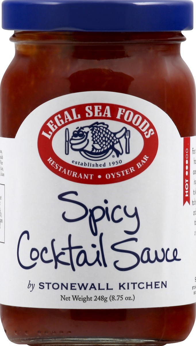 slide 1 of 9, Legal Sea Foods Hot Spicy Cocktail Sauce 248 g, 248 gram