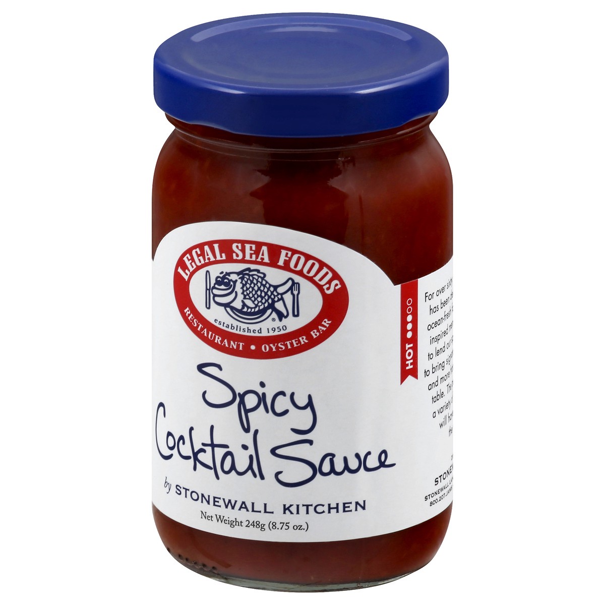 slide 5 of 9, Legal Sea Foods Hot Spicy Cocktail Sauce 248 g, 248 gram