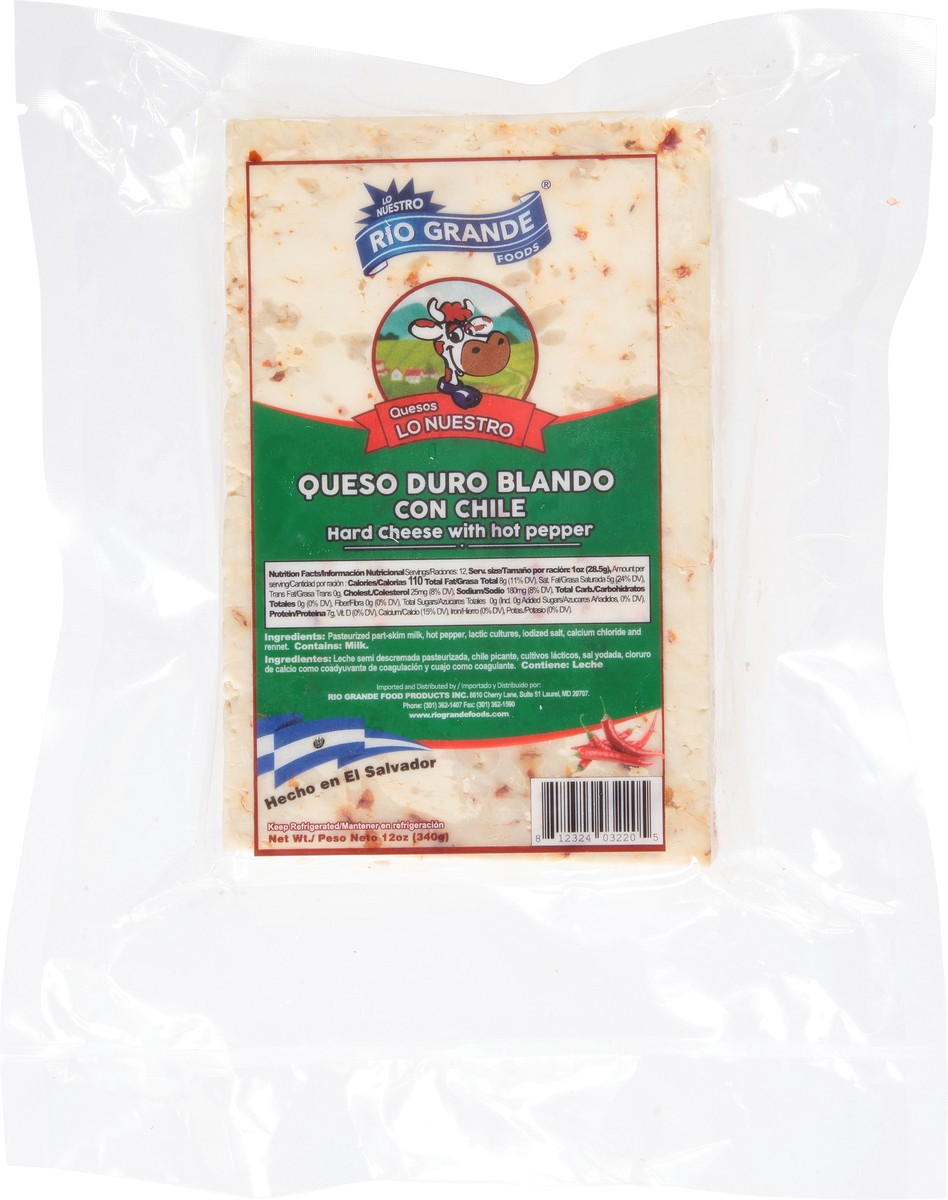 slide 7 of 10, Rio Grande Hard Cheese with Hot Pepper 12 oz, 12 oz