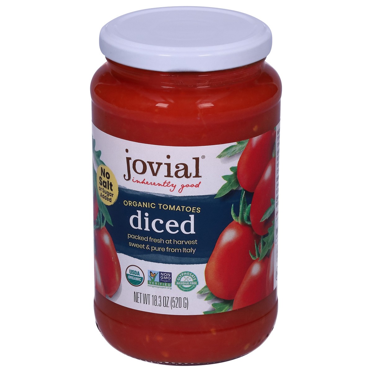 slide 9 of 9, Jovial Organic Diced Tomatoes 18.3 oz, 18.3 oz