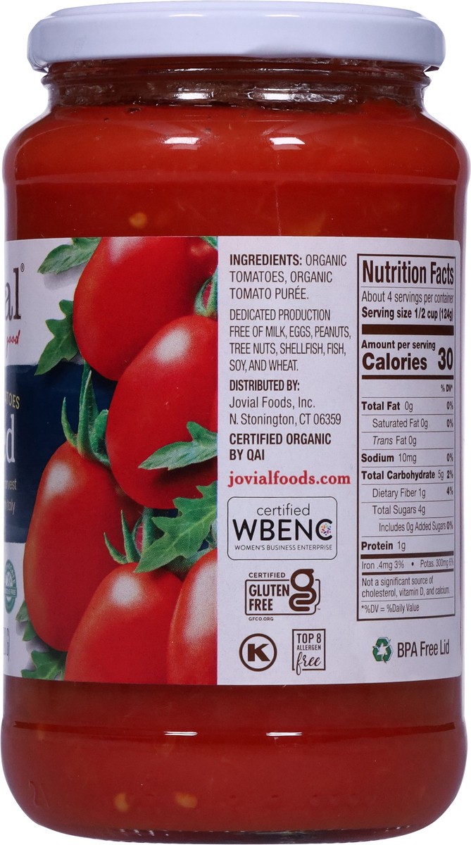 slide 6 of 9, Jovial Organic Diced Tomatoes 18.3 oz, 18.3 oz