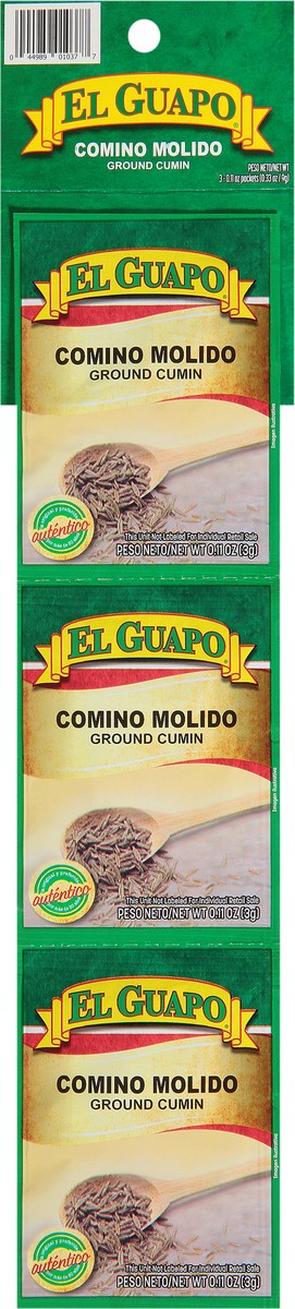 slide 3 of 3, El Guapo Ground Cumin 3-0.11 oz. Packets, 0.11 oz