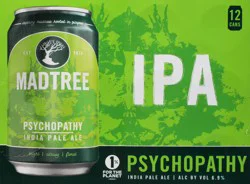 Madtree IPA Psychopathy Beer 12 ea