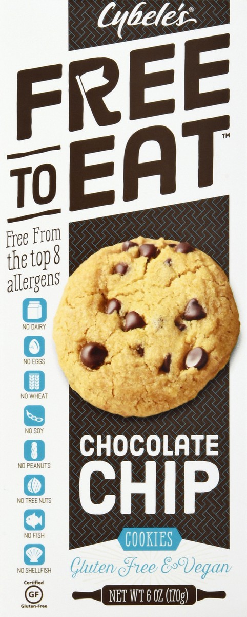 slide 10 of 13, Free To Eat Soft-Baked Chocolate Chip Cookies 6 oz, 6 oz