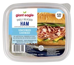 Giant Eagle Uncured Cooked Ham