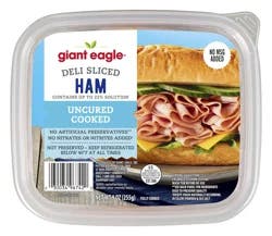 Giant Eagle Uncured Cooked Ham