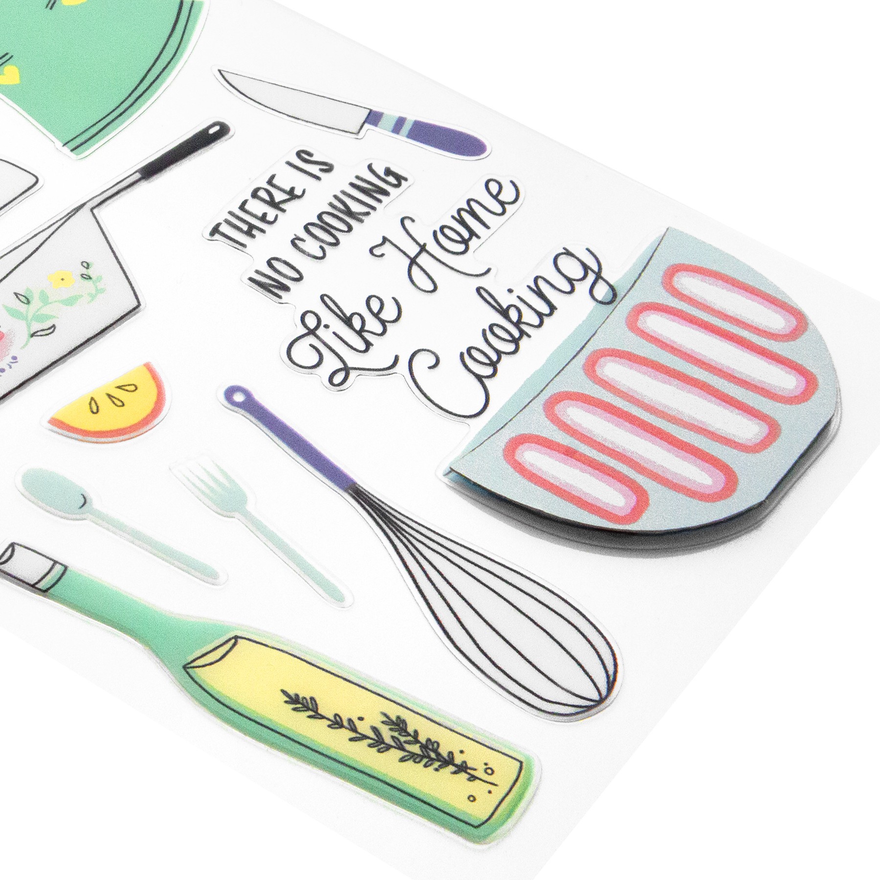 slide 5 of 5, Cooking Dimensional Stickers By Recollections, 3.875 in x 7 in