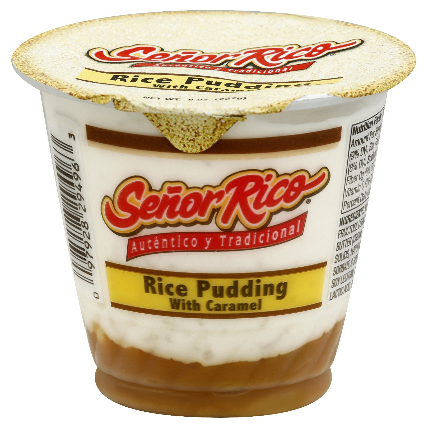 slide 1 of 1, Senor Rico Rice Pudding With Caramel on the Bottom, 8 oz