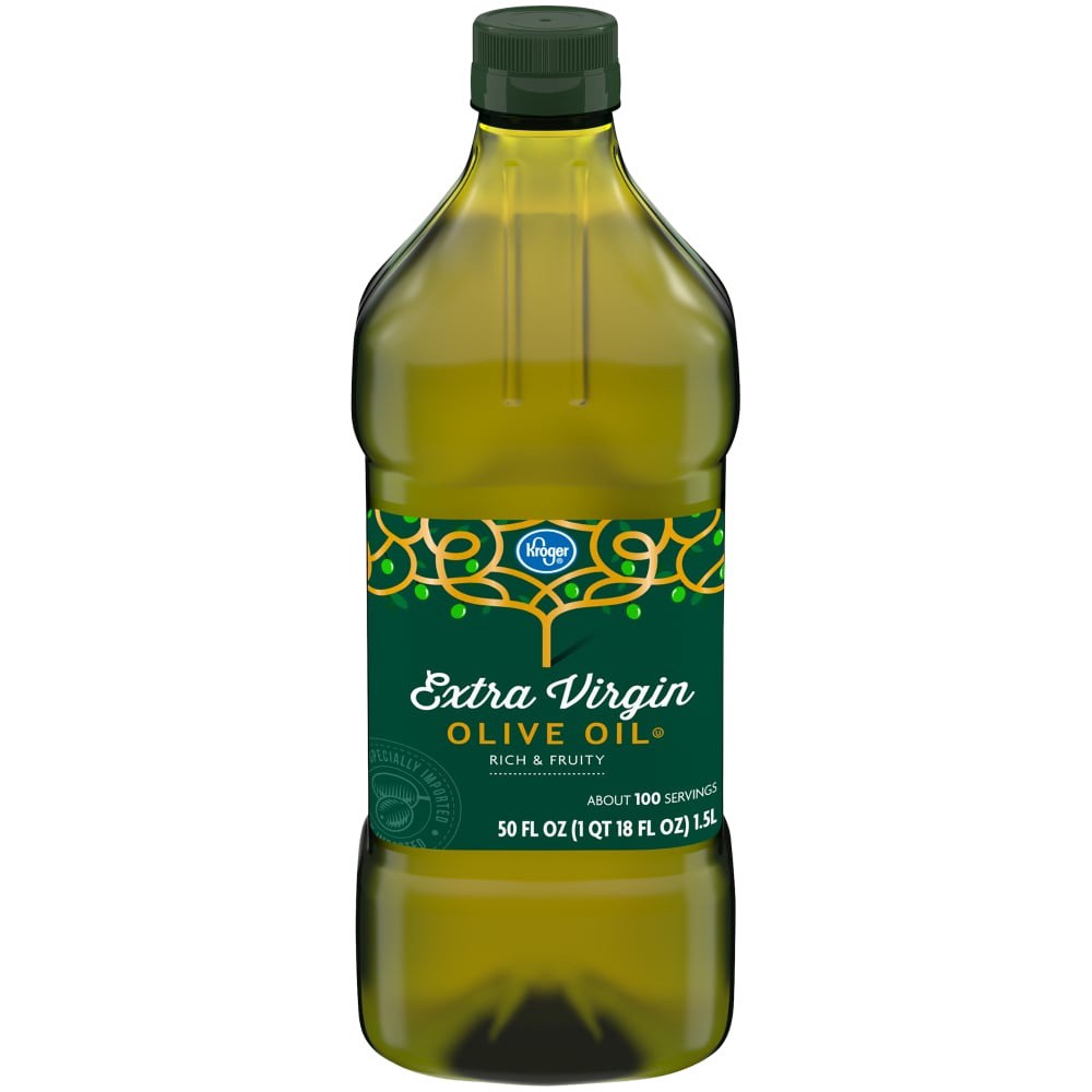 slide 2 of 4, Kroger Extra Virgin Olive Oil, 50 fl oz