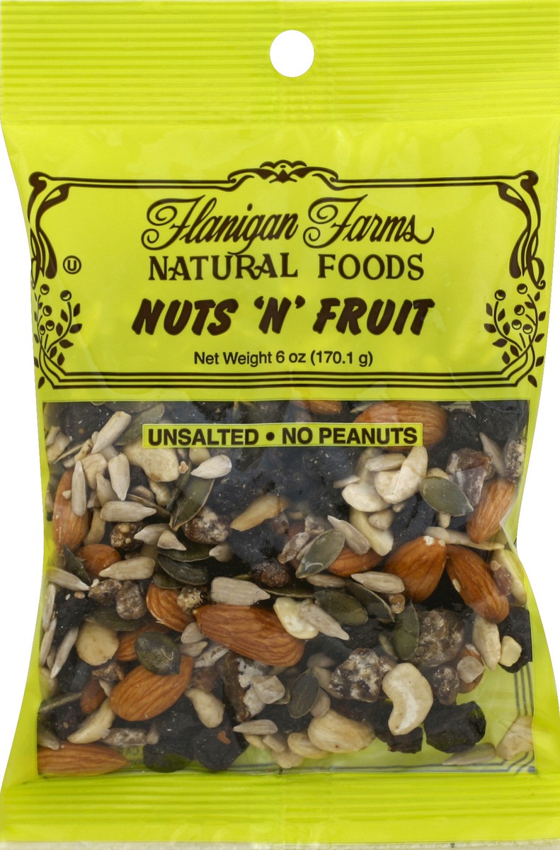 slide 2 of 7, Flanigan Farms Nuts 'N' Fruit Trail Mix, 6 oz