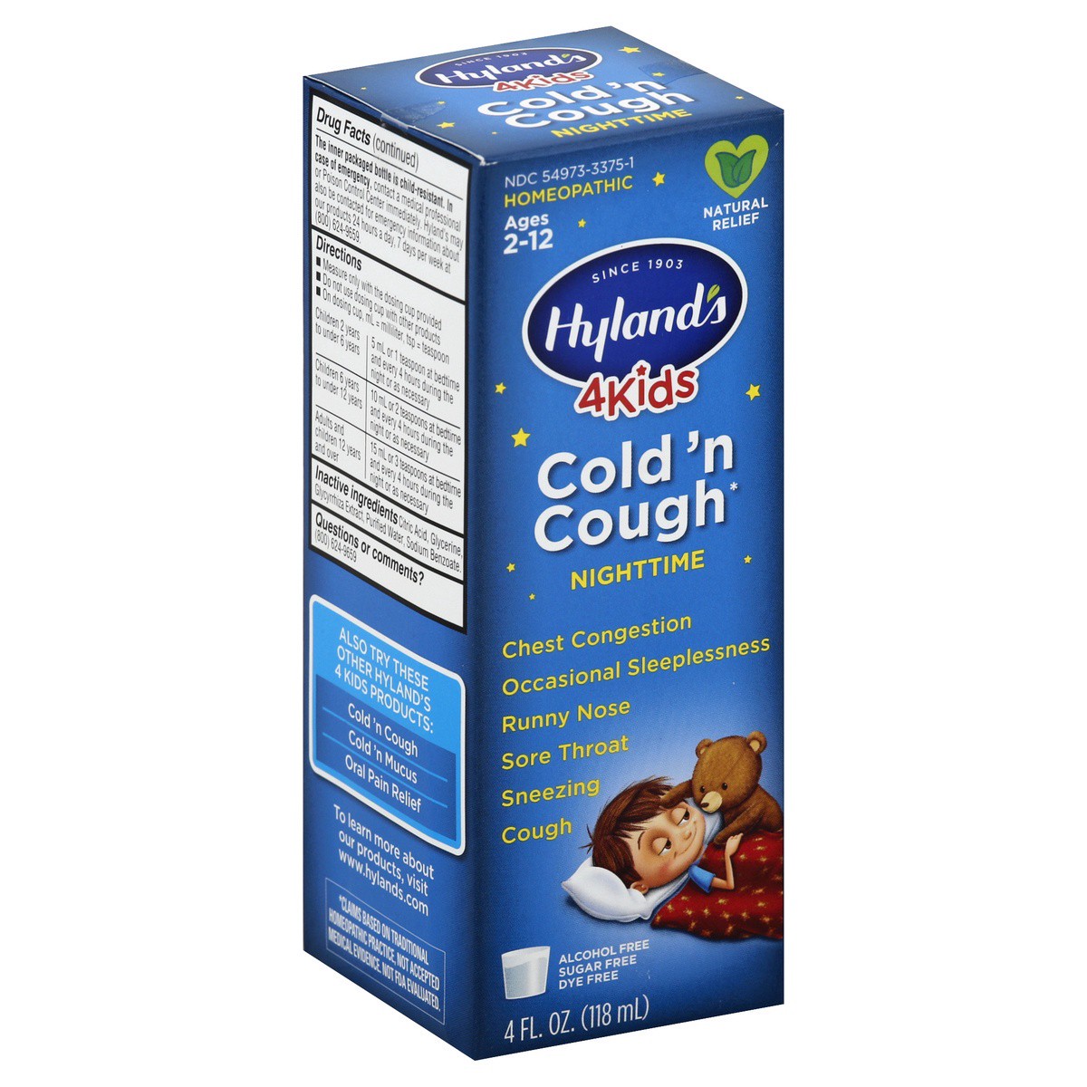 slide 1 of 7, Hyland's Cold'n Cough, 4 oz