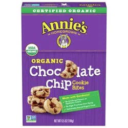 Annie's Organic Chocolate Chip Cookie Bites, 6.5 oz.
