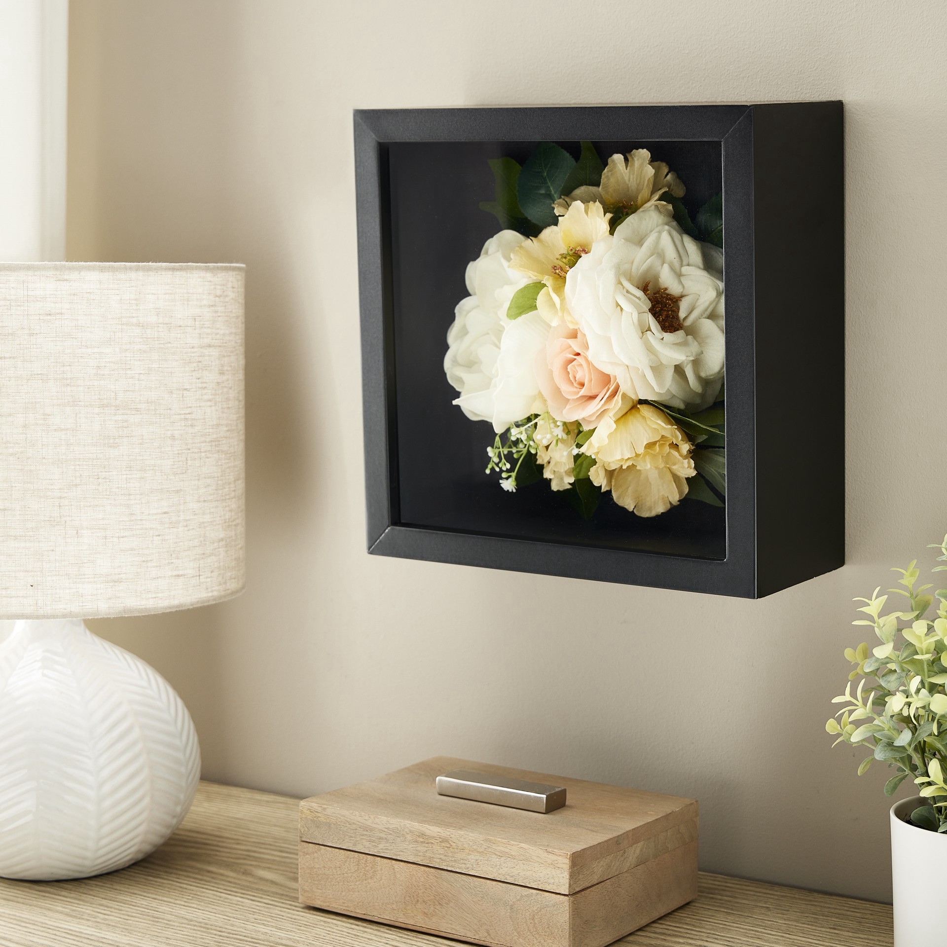 slide 2 of 2, 10" X 10" Black Extra Deep Shadow Box By Studio Decor, 10 in x 10 in