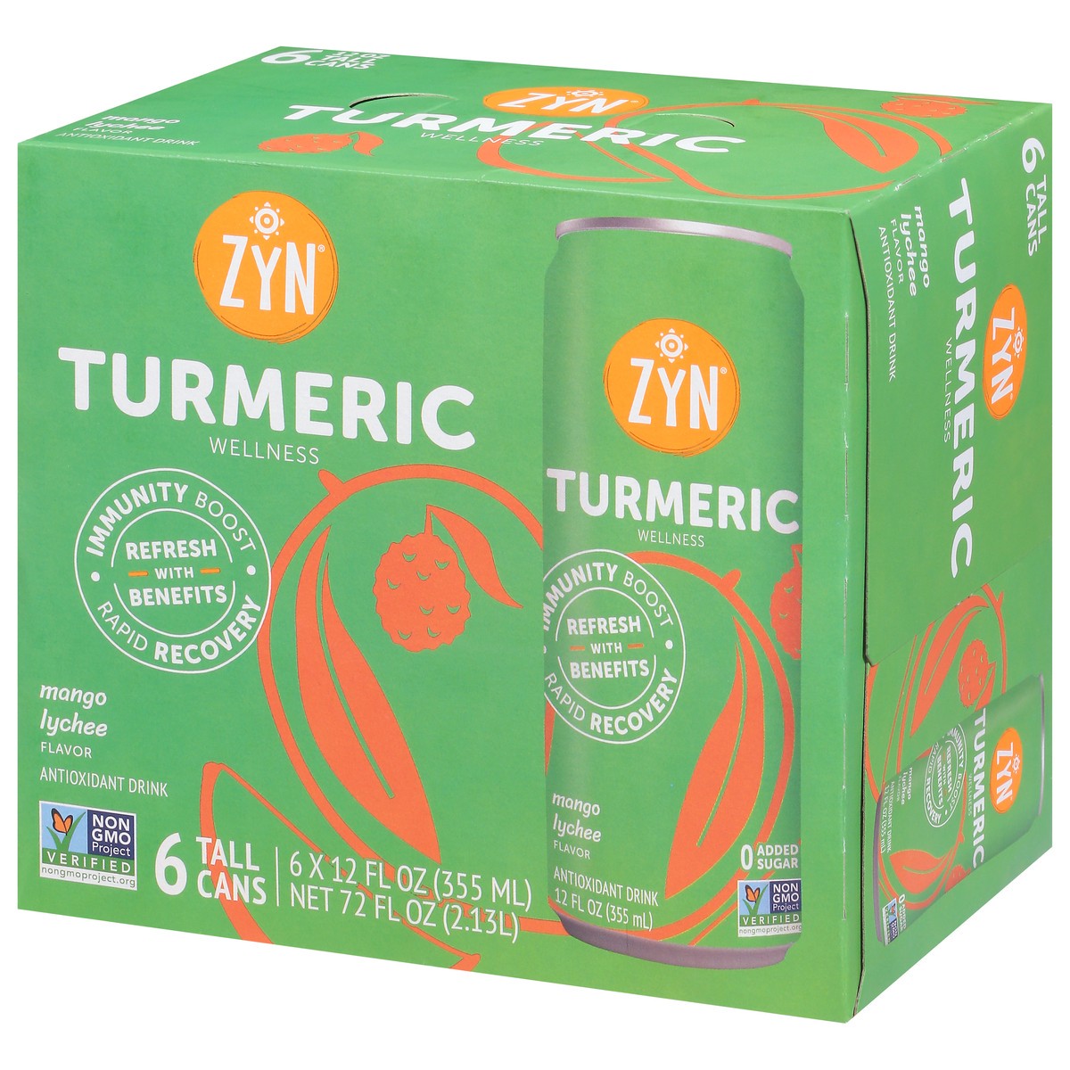 slide 5 of 9, Zyn Turm Mango Lychee - 12 fl oz, 12 fl oz