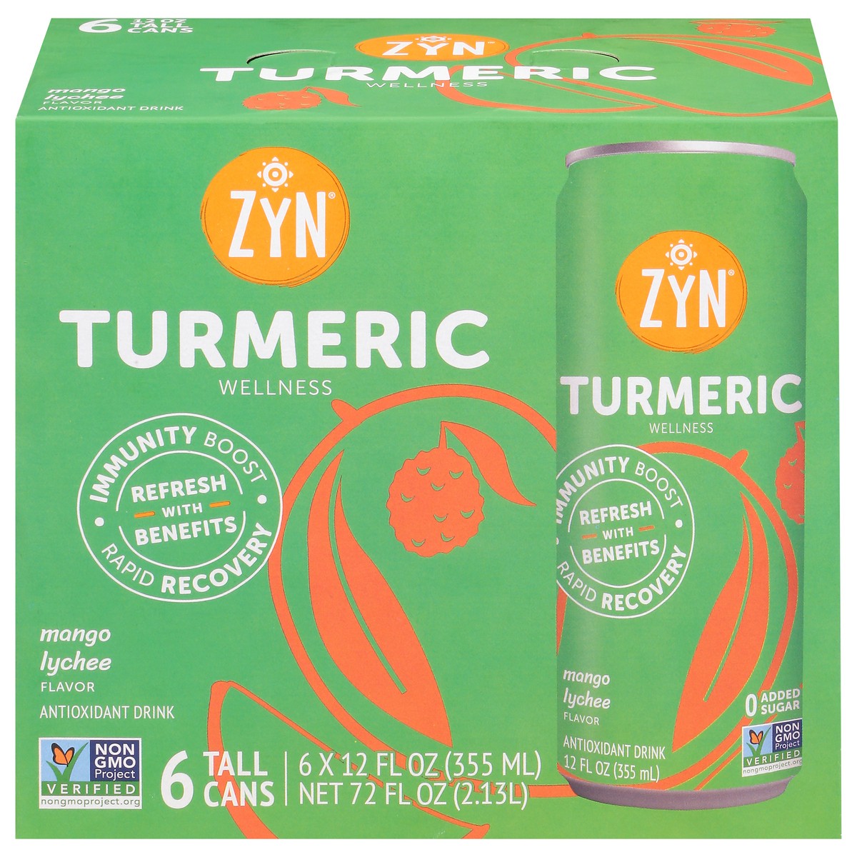 slide 1 of 9, Zyn Turm Mango Lychee - 12 fl oz, 12 fl oz