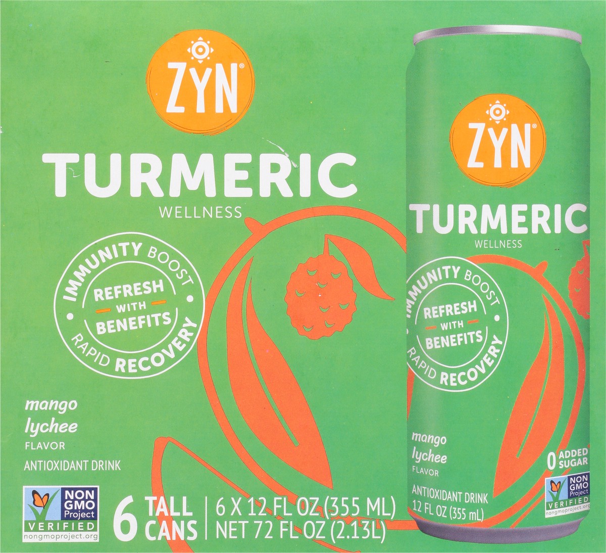 slide 4 of 9, Zyn Turm Mango Lychee - 12 fl oz, 12 fl oz