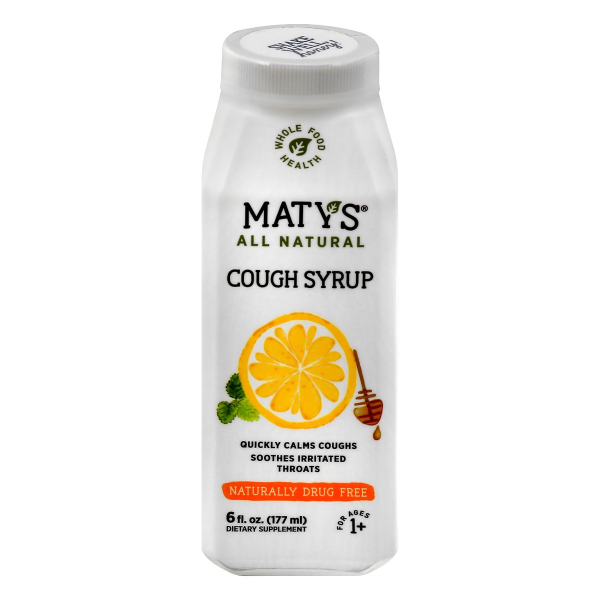 slide 1 of 9, Maty's All Natural Cough Syrup 6 oz, 6 oz