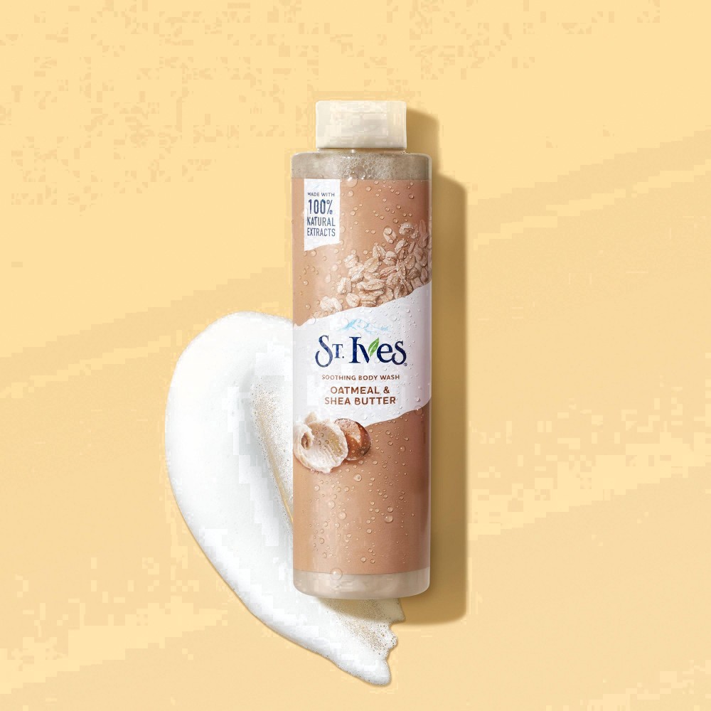 slide 57 of 103, St. Ives Soothing Body Wash Oatmeal & Shea Butter, 22 oz, 22 oz