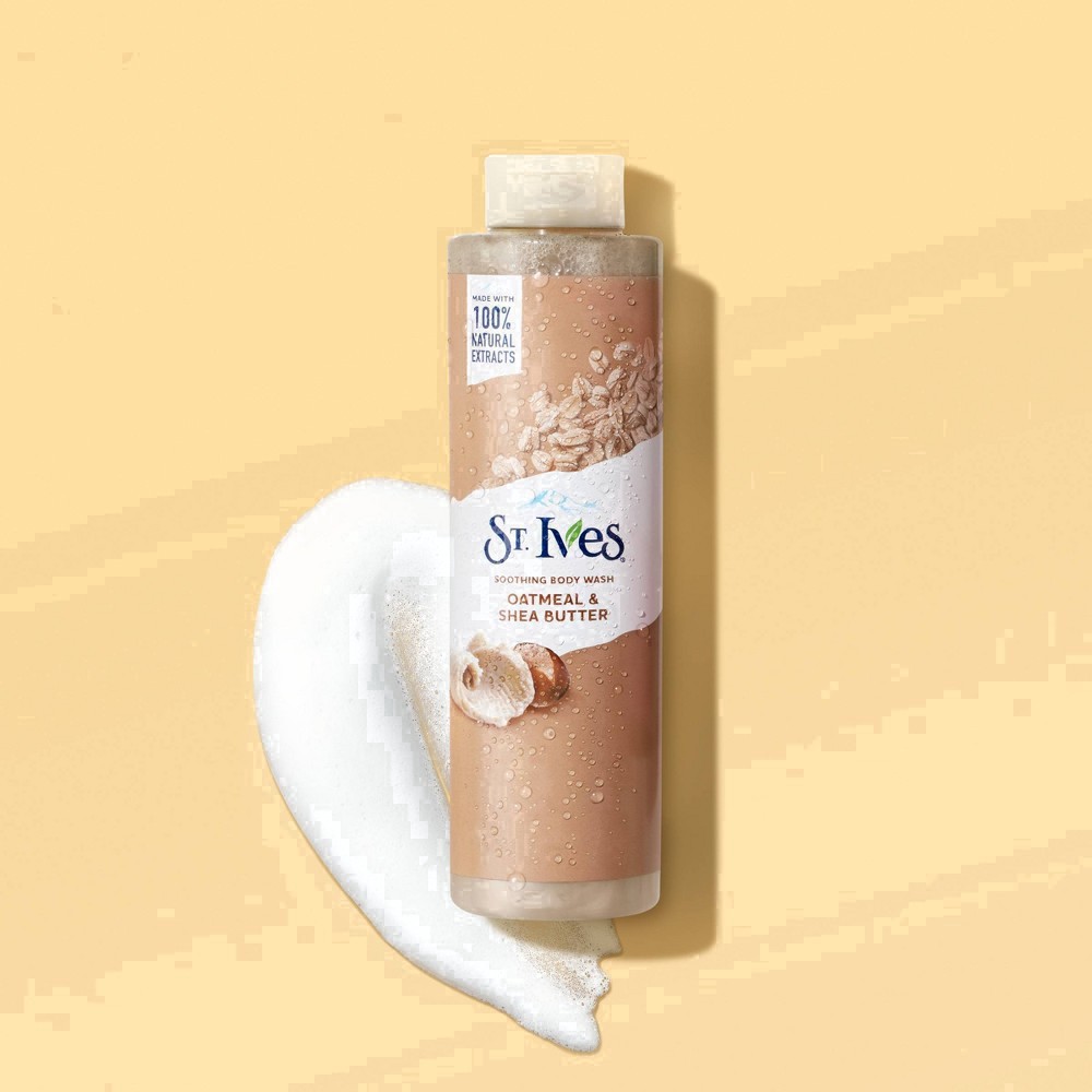 slide 63 of 103, St. Ives Soothing Body Wash Oatmeal & Shea Butter, 22 oz, 22 oz