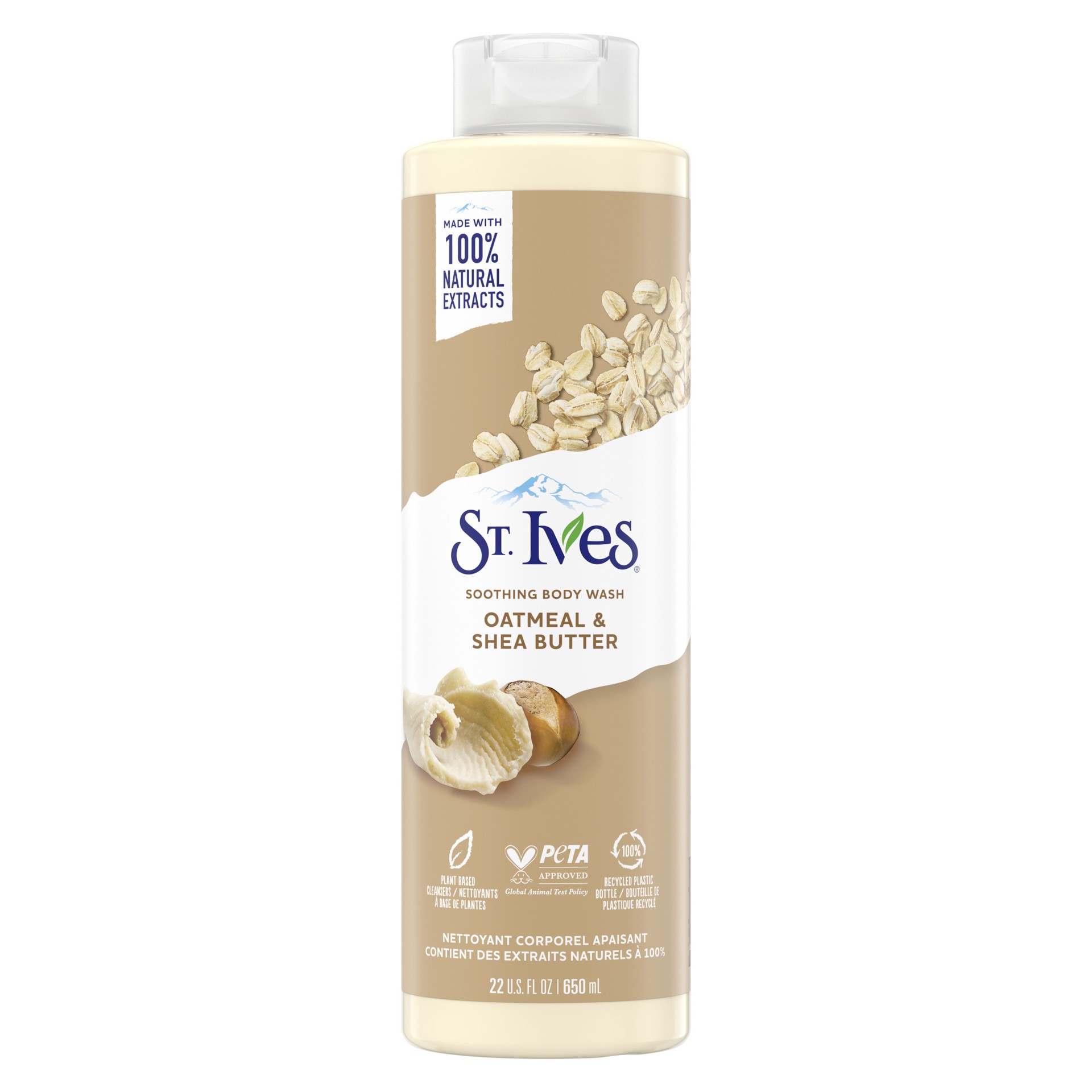 slide 1 of 103, St. Ives Soothing Body Wash Oatmeal & Shea Butter, 22 oz, 22 oz