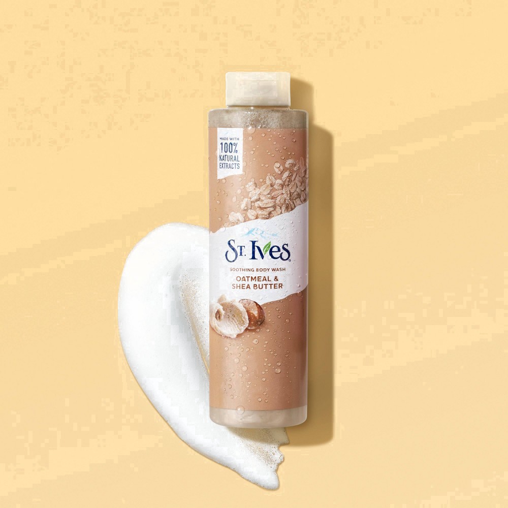 slide 91 of 103, St. Ives Soothing Body Wash Oatmeal & Shea Butter, 22 oz, 22 oz