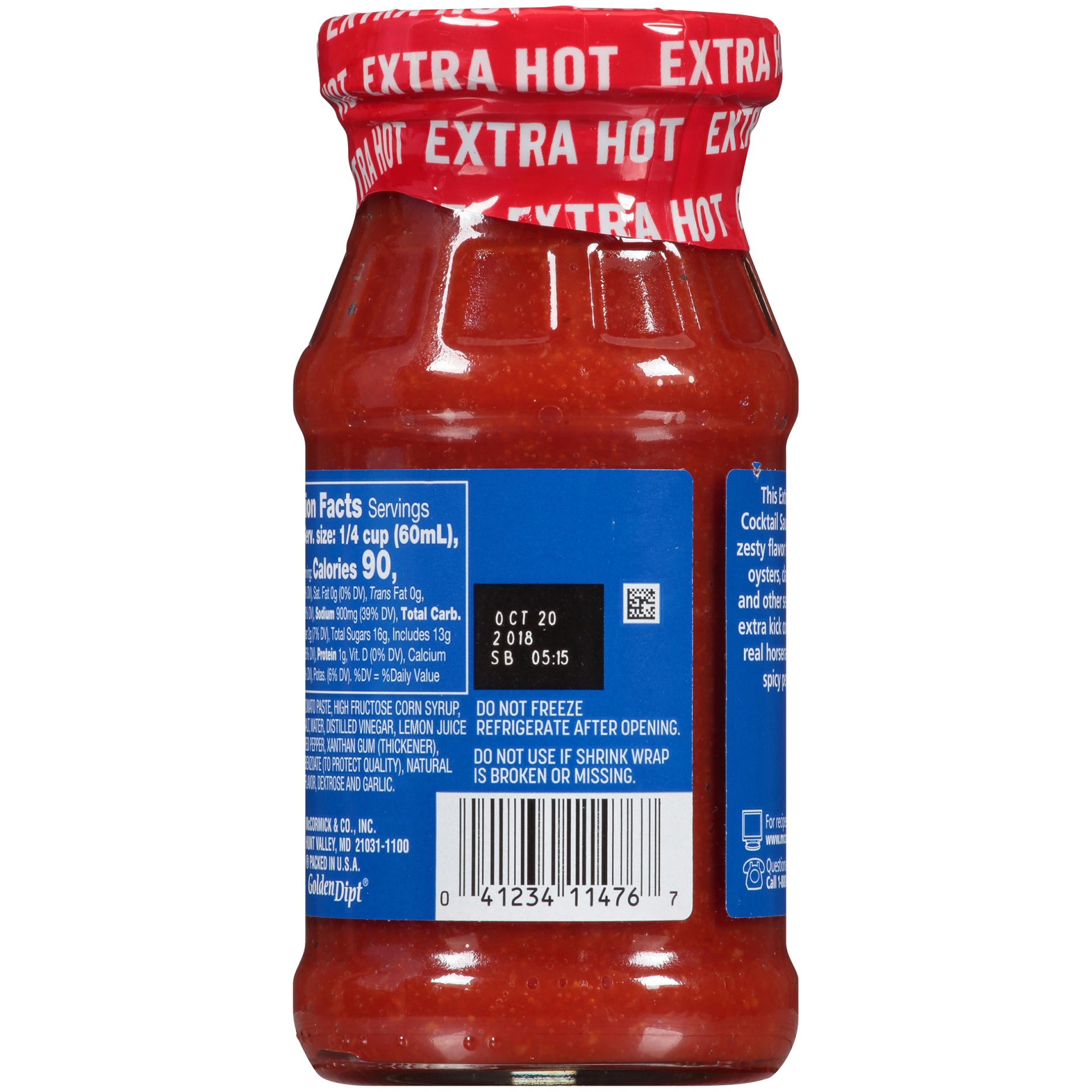 slide 2 of 4, McCormick Golden Dipt Extra Hot Seafood Cocktail Sauce, 8 fl oz