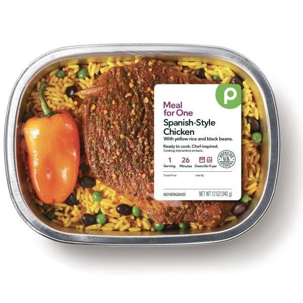 slide 1 of 1, Publix Meal for One, Spanish-Style Chicken, 12 oz