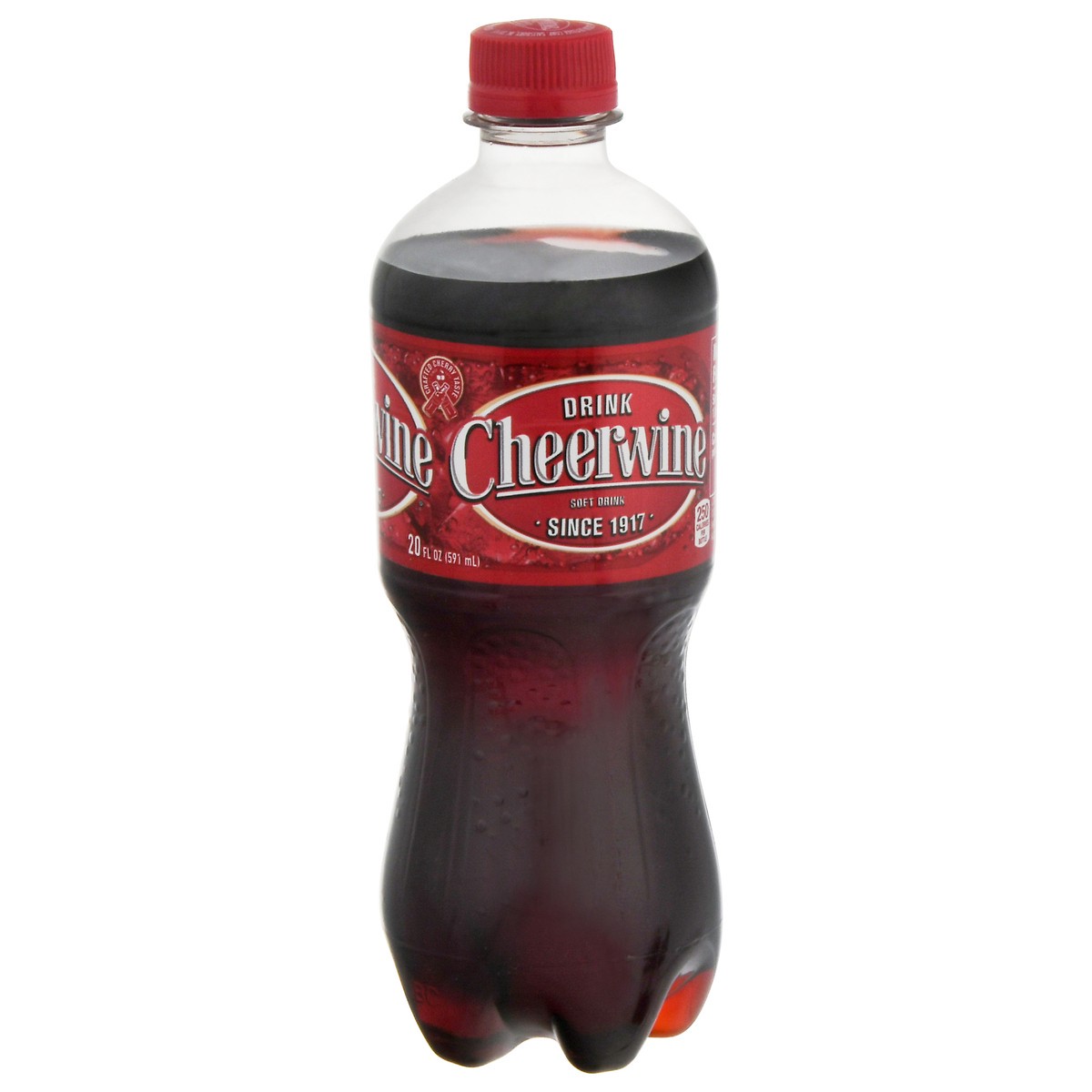 slide 2 of 9, Cheerwine Soft Drink - 20 fl oz, 20 fl oz